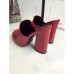 Gucci Princetown leather mule in hibiscus red 431947