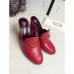 Gucci Princetown leather mule in hibiscus red 431947