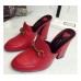 Gucci Princetown leather mule in hibiscus red 431947