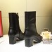 Gucci Leather Ankle 55mm Heel Boot with Double G ‎524658 Black 2018