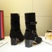 Gucci Leather Double Ankle 55mm Heel Boot ‎524658 Black 2018