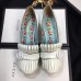 Gucci Heel 4.5cm Fringe Marmont Patent Leather Pumps 474510 White