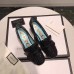 Gucci Heel 4.5cm Fringe Marmont Patent Leather Pumps 474510 Black