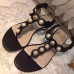 gucci Leather thong sandal 424085 black leather