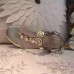 gucci Leather thong sandal 424085 LIGHT GOLD leather