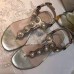 gucci Leather thong sandal 424085 LIGHT GOLD leather