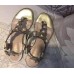 gucci Leather thong sandal 424085 LIGHT GOLD leather