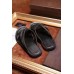 GUCCI CLASSICAL STYLE CALFSKIN SLIPPER FOR MEN/BLACK(AD-731104)