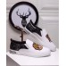 GUCCI CALFSKIN TIGER HEAD EMBROIDERY SNEAKERS FOR MEN/WHITE(AD-731105)