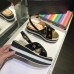 Gucci Embroidered velvet crossover platform sandal ‎505333 Black velvet 2018