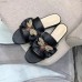 Gucci Leather Slides with Bow 524639 Black 2018