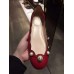 Gucci red lambskin shoes ss 2016