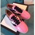 Gucci Falacer Patent Sneaker With Web Pink 2018