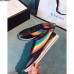 Gucci Falacer Patent Sneaker With Web Black/Rainbow 2018