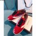 Gucci Falacer Patent Sneaker With Web Red 2018