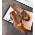 Gucci Python Leather And GG Supreme Mid-heel Pump 498882 Brown 2018