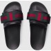 Gucci Satin Slide With Sylvie Bow Women's Slides&amp;Thongs‎ 498316 Black Satin 2018