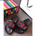 Gucci Satin Slide With Sylvie Bow Women's Slides&amp;Thongs‎ 498316 Black Satin 2018