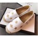 Gucci Star and Bee Embroidered Espadrille White