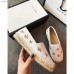 Gucci Star and Bee Embroidered Espadrille White