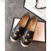 Gucci Star and Bee Embroidered Espadrille Black