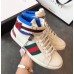 Gucci High-top Sneaker with Sylvie Web White/Blue 2018