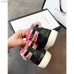 Gucci High-top Sneaker with Sylvie Web Black/Pink 2018