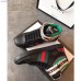 Gucci High-top Sneaker with Sylvie Web Black/Green 2018