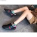 Gucci High-top Sneaker with Sylvie Web Black/Green 2018