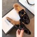 Gucci Princetown GG Velvet Slipper 448657 Black 2018