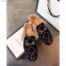 Gucci Princetown GG Velvet Slipper 448657 Black 2018