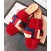 Gucci Velvet Slipper With Sylvie Bow 496561 Hibiscus Red 2018