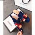 Gucci Velvet Slipper With Sylvie Bow 496561 Blue 2018