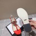 Gucci Crystal GG Glass Pearl On Heel Thong Sandals Red 2017