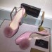 Gucci Pink Pompom Mink Fur Pumps