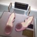 Gucci Pink Pompom Mink Fur Pumps