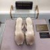 Gucci grey Pompom Mink Fur Pumps