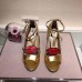 Gucci God mouth embroidered leather pump 431027