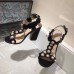 Gucci Leather t-strap sandal 424886 black