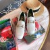 Gucci Heel 4.5cm Leather Platform Loafers with Horsebit White 2019