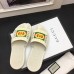 Gucci Men's Slide Sandals Vintage Logo White 2018