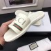 Gucci Men's Slide Sandals Vintage Logo Web Trim White 2018