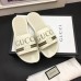 Gucci Men's Slide Sandals Vintage Logo Web Trim White 2018