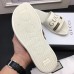 Gucci Men's Slide Sandals Vintage Logo Web Trim White 2018