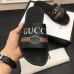 Gucci Men's Slide Sandals Vintage Logo Web Trim Black 2018