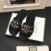 Gucci Men's Slide Sandals Vintage Logo Web Trim Black 2018