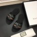 Gucci Men's Slide Sandals Vintage Logo Web Trim Black 2018