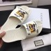 Gucci Men's Slide Sandals Tiger With L’aveugle par amour White 2018