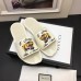 Gucci Men's Slide Sandals Tiger With L’aveugle par amour White 2018