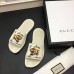 Gucci Men's Slide Sandals Tiger With L’aveugle par amour White 2018